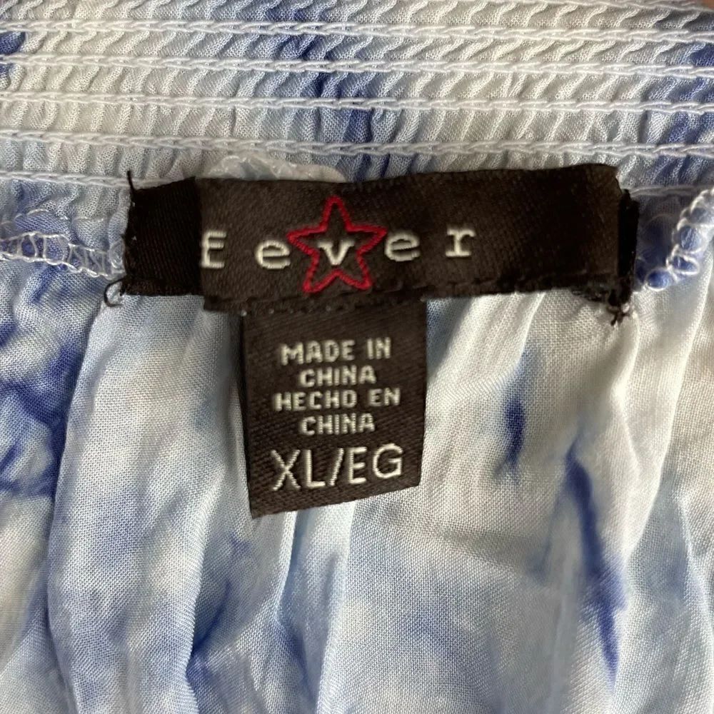 Fever Button Down Tunic Top Size XL EUC - Picture 5 of 6